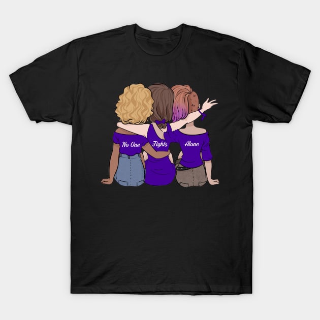 Pancreatic cancer Awareness T-Shirt for Women T-Shirt by Elliottda